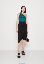 femmes haut vert foncé 006BT462 Anna Field - Image 2