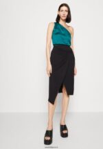 femmes haut vert foncé 006BT462 Anna Field - Image 4