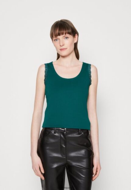 femmes haut vert foncé 006BT499 Anna Field