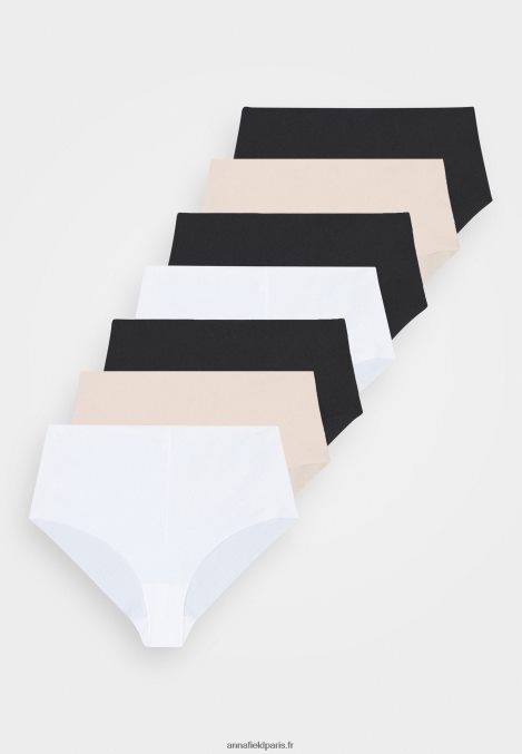 femmes jagger 7pp slip hw micro pantalon blanc/noir/nude 006BT974 Anna Field - Image 7
