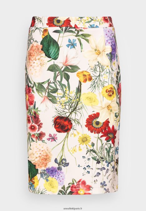 femmes jupe crayon rose clair/multicolore 006BT798 Anna Field - Image 4