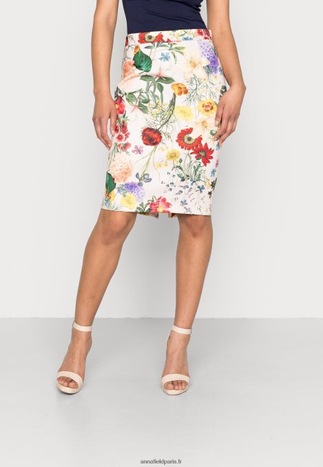 femmes jupe crayon rose clair/multicolore 006BT798 Anna Field - Image 1