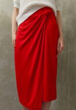 femmes jupe crayon rouge 006BT796 Anna Field