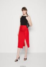 femmes jupe crayon rouge 006BT809 Anna Field - Image 2
