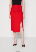 femmes jupe crayon rouge 006BT809 Anna Field