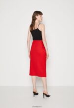 femmes jupe crayon rouge 006BT809 Anna Field - Image 3