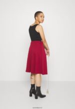 femmes jupe plissée rouge 006BT780 Anna Field - Image 7