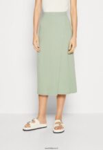 femmes jupe portefeuille vert clair 006BT816 Anna Field