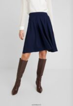 femmes jupe trapèze bleu marine 006BT772 Anna Field