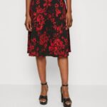 femmes jupe trapèze rouge/noir 006BT784 Anna Field