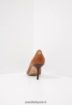 femmes lanette escarpin en cuir talons classiques bronzage profond 006BT1732 Anna Field - Image 6