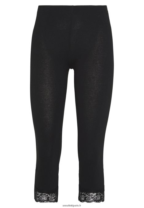femmes legging capri avec pantalon legging en dentelle noir 006BT655 Anna Field - Image 5