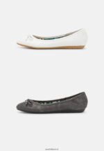 femmes Lot de 2 ballerines noir/blanc 006BT2101 Anna Field - Image 2