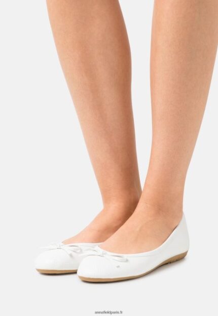 femmes Lot de 2 ballerines noir/blanc 006BT2101 Anna Field