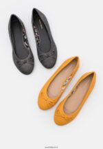 femmes Lot de 2 ballerines noir/jaune 006BT2138 Anna Field - Image 6