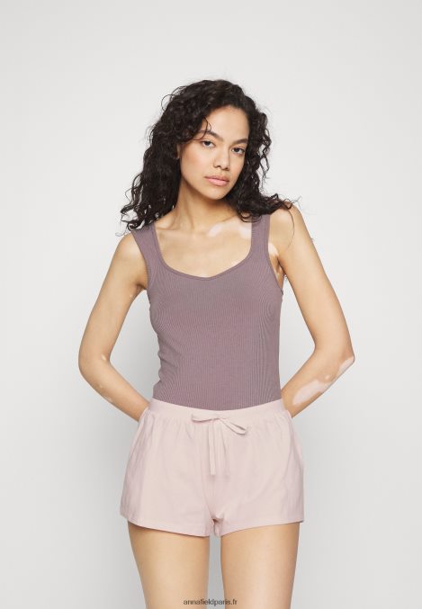 femmes Lot de 2 bas de pyjama courts rose 006BT1061 Anna Field - Image 1