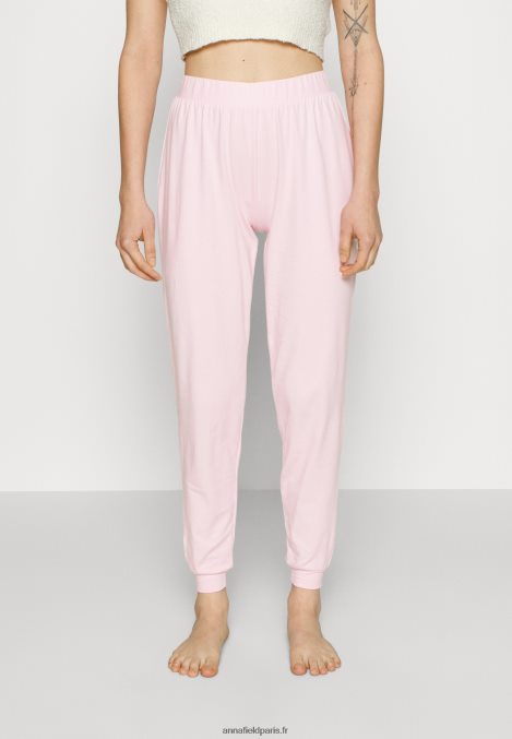 femmes Lot de 2 bas de pyjama noir/blanc 006BT1075 Anna Field - Image 3