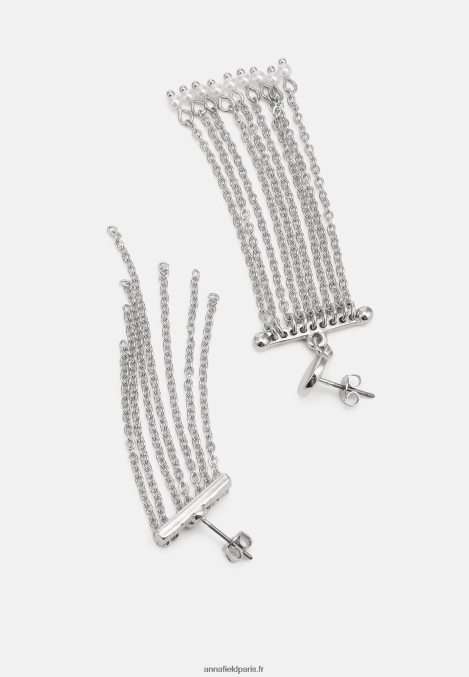 femmes Lot de 2 boucles d'oreilles argentées 006BT2663 Anna Field - Image 2