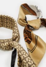 femmes Lot de 2 foulards marron 006BT2834 Anna Field - Image 4