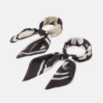 femmes lot de 2 foulards noir 006BT2838 Anna Field