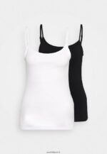 femmes Lot de 2 hauts blanc/noir 006BT438 Anna Field - Image 5