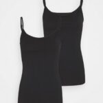 femmes Lot de 2 hauts noir 006BT452 Anna Field