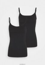 femmes Lot de 2 hauts noir 006BT452 Anna Field