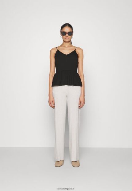 femmes Lot de 2 hauts noir/blanc 006BT427 Anna Field