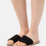 femmes Lot de 2 mules noir/cognac 006BT1863 Anna Field