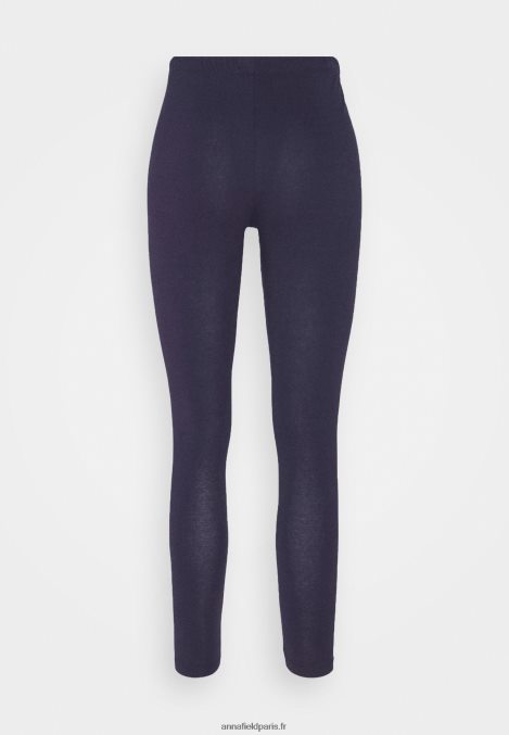 femmes Lot de 2 pantalons leggings noir/bleu foncé 006BT660 Anna Field - Image 3