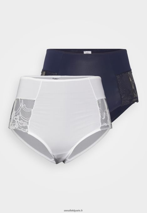 femmes Lot de 2 slips bleu foncé/blanc 006BT1002 Anna Field - Image 5