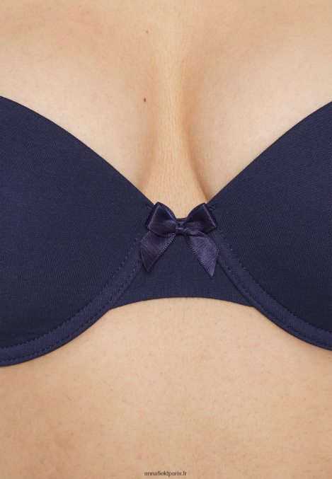 femmes Lot de 2 soutiens-gorge à armatures bleu/rose 006BT947 Anna Field - Image 6