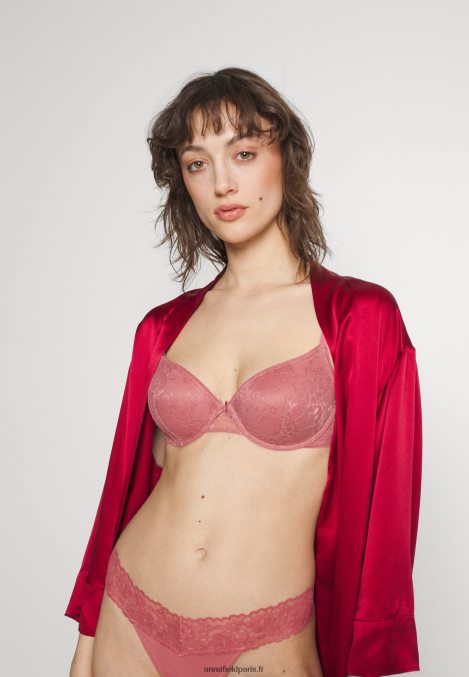 femmes Lot de 2 soutiens-gorge à armatures noir/rose 006BT941 Anna Field - Image 5