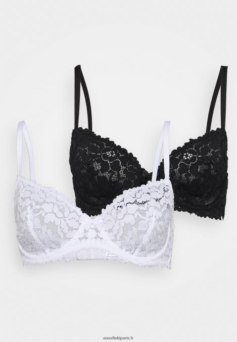 femmes Lot de 2 soutiens-gorge à armatures soutien-gorge à armatures blanc cassé 006BT922 Anna Field - Image 5
