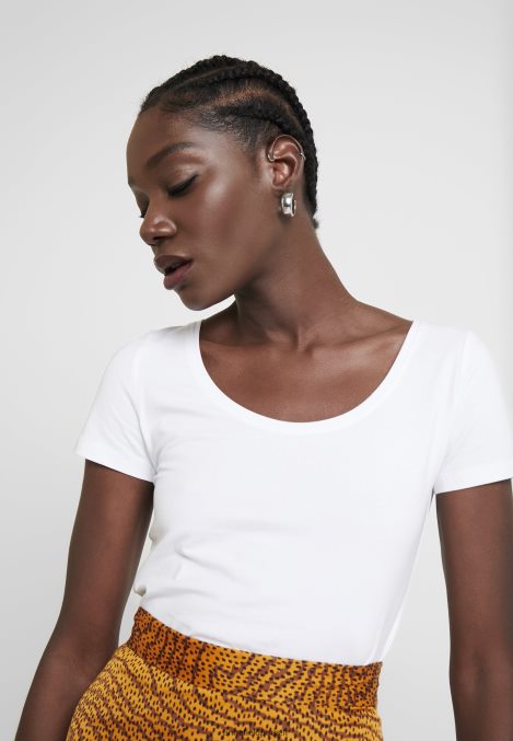 femmes Lot de 2 t-shirts basiques blanc 006BT306 Anna Field - Image 5