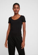 femmes Lot de 2 t-shirts basiques noir/blanc 006BT293 Anna Field - Image 3