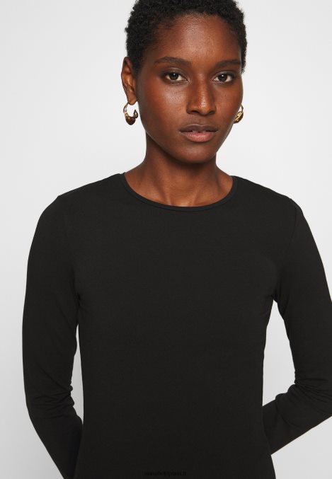 femmes Lot de 2 tops manches longues blanc/noir 006BT515 Anna Field - Image 5