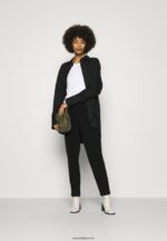 femmes Lot de 2 tops manches longues blanc/noir 006BT519 Anna Field