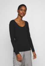 femmes Lot de 2 tops manches longues noir/blanc 006BT513 Anna Field - Image 3