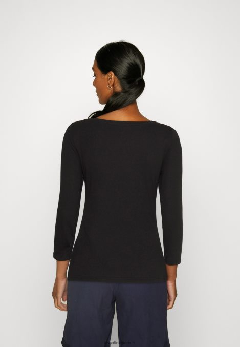 femmes Lot de 2 tops manches longues violet/noir 006BT561 Anna Field - Image 3