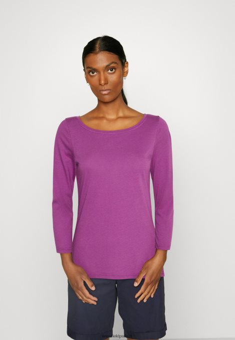 femmes Lot de 2 tops manches longues violet/noir 006BT561 Anna Field - Image 4