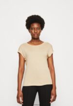 femmes Lot de 3 t-shirts basiques beige/blanc cassé/rouge 006BT301 Anna Field - Image 2