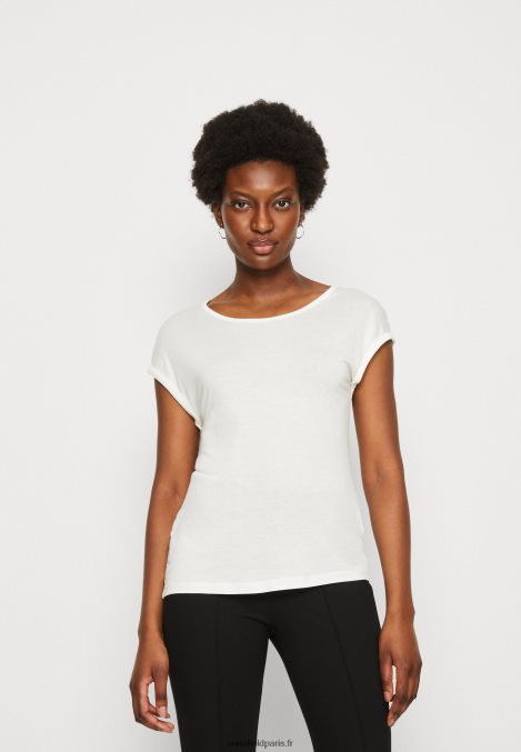 femmes Lot de 3 t-shirts basiques beige/blanc cassé/rouge 006BT301 Anna Field - Image 4
