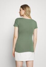 femmes Lot de 3 t-shirts basiques blanc/gris clair chiné/vert clair 006BT342 Anna Field - Image 3