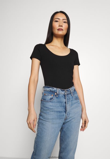 femmes Lot de 3 t-shirts basiques noir 006BT273 Anna Field - Image 3