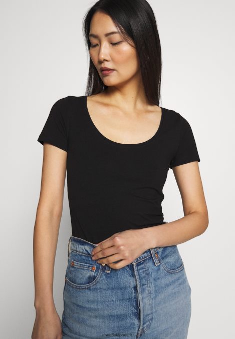 femmes Lot de 3 t-shirts basiques noir 006BT273 Anna Field - Image 5
