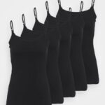 femmes Lot de 5 hauts noir 006BT463 Anna Field