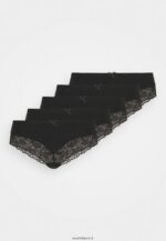 femmes Lot de 5 slips coton et dentelle noir 006BT954 Anna Field - Image 4