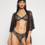 femmes Lot de 5 strings noirs 006BT1006 Anna Field