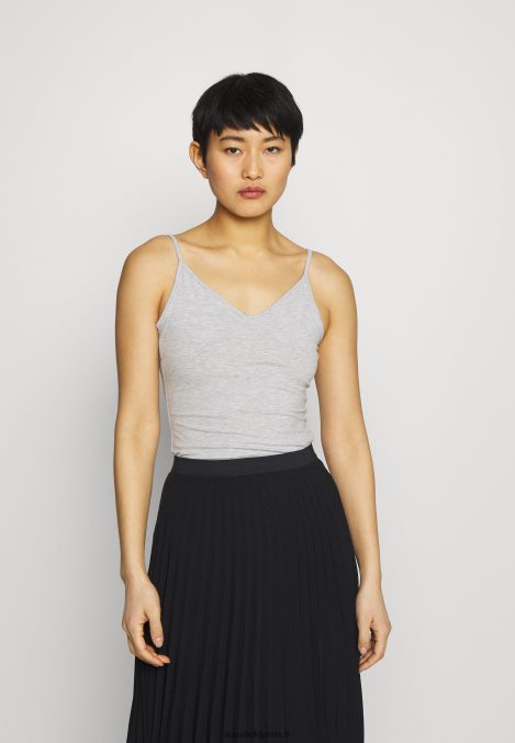 femmes Lot de 5 tops noir/blanc/gris clair chiné 006BT481 Anna Field - Image 4